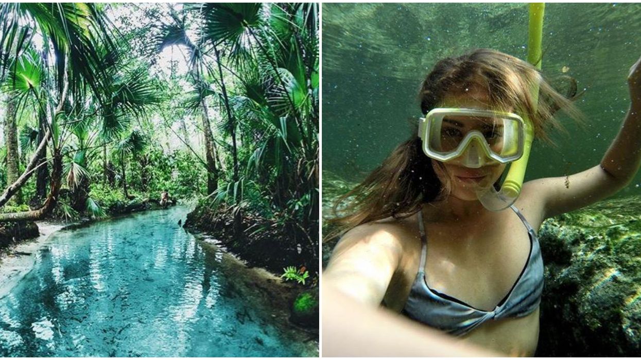 Chassahowitzka River Florida Kayaking Spot Has Underwater Caves You Can Explore