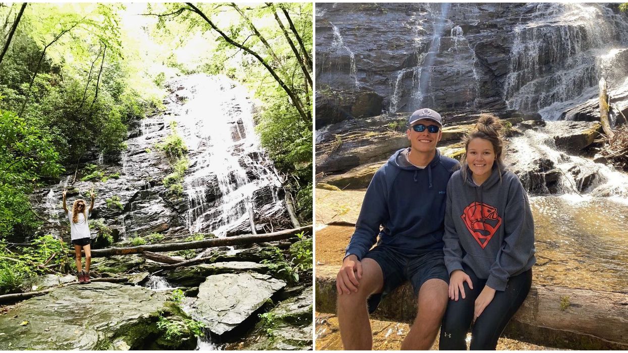 Chattahoochee National Forest Hike In Georgia Leads To Hidden Horse Trough Falls Waterfall