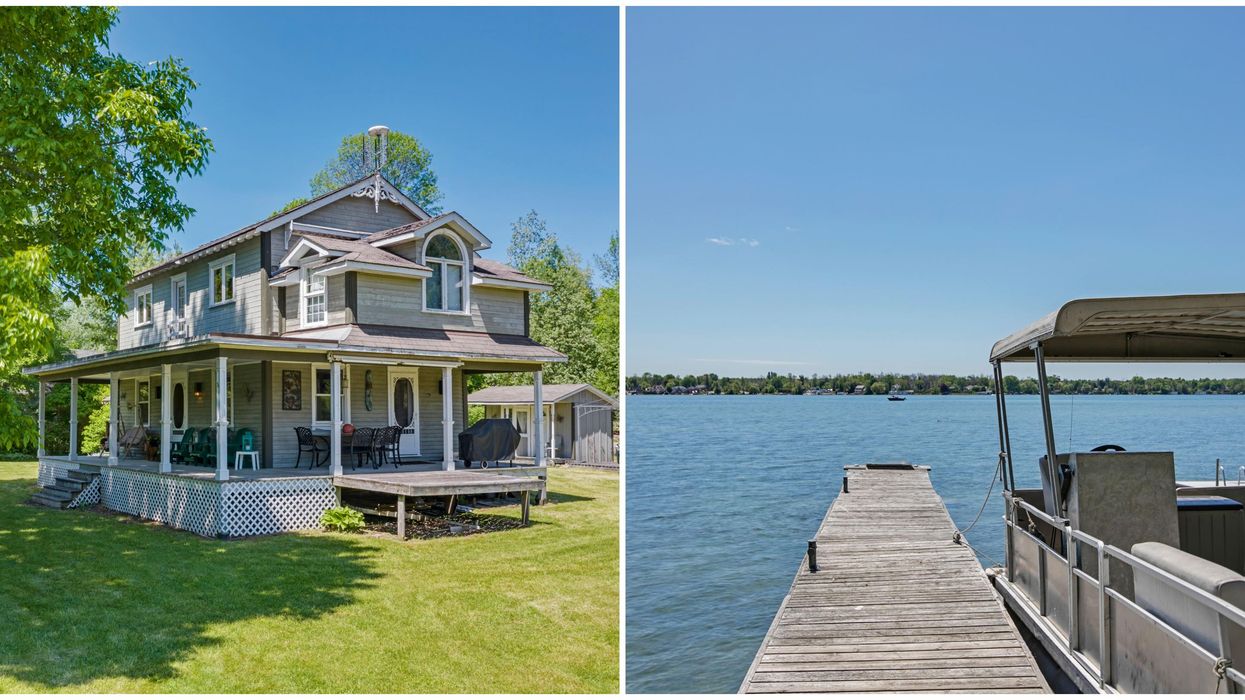 Cheap Ontario Cottage For Sale Has Three Bedroom & Its Own Dock