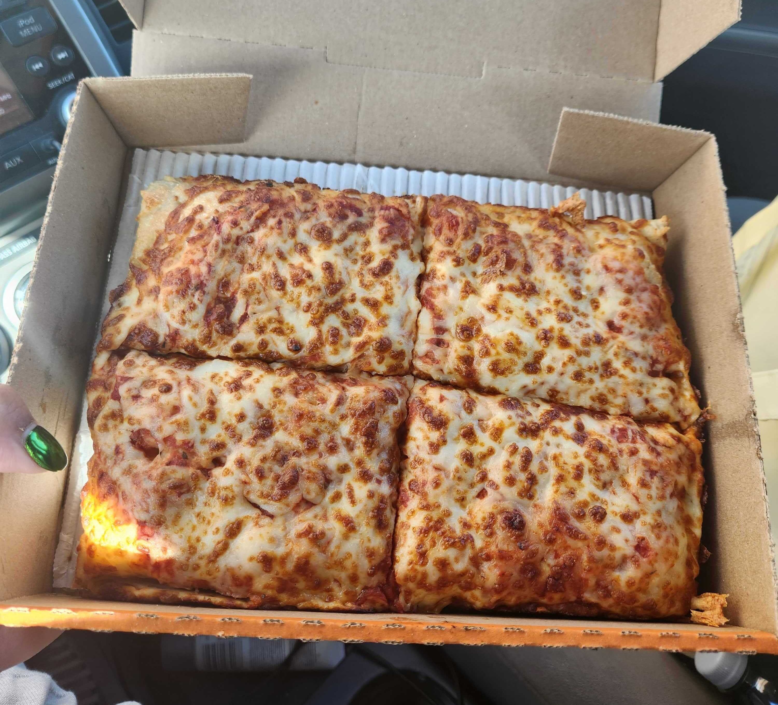 Cheese pizza from Little Caesars Lunch Combo for $9.73.