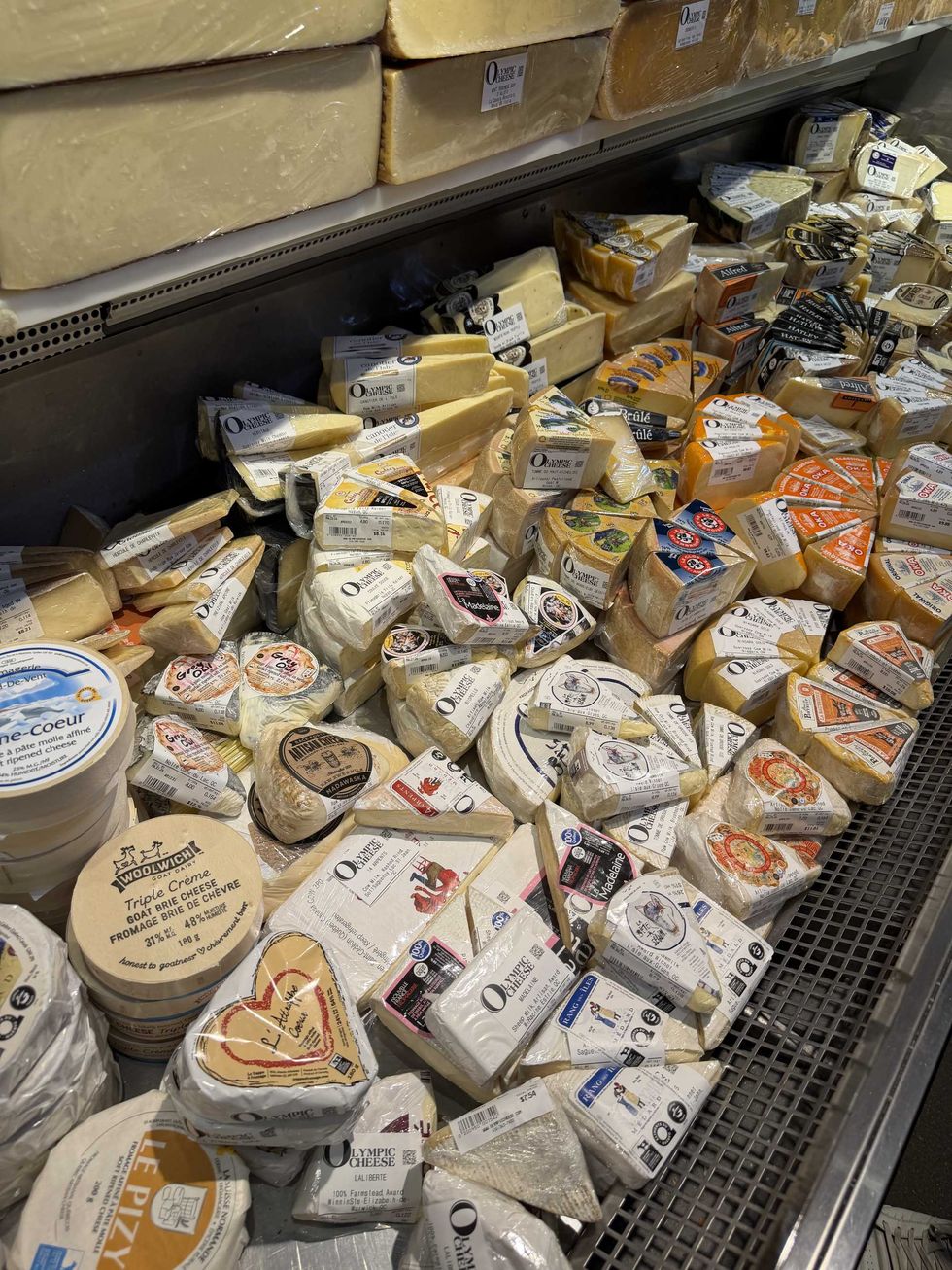 Cheese stand