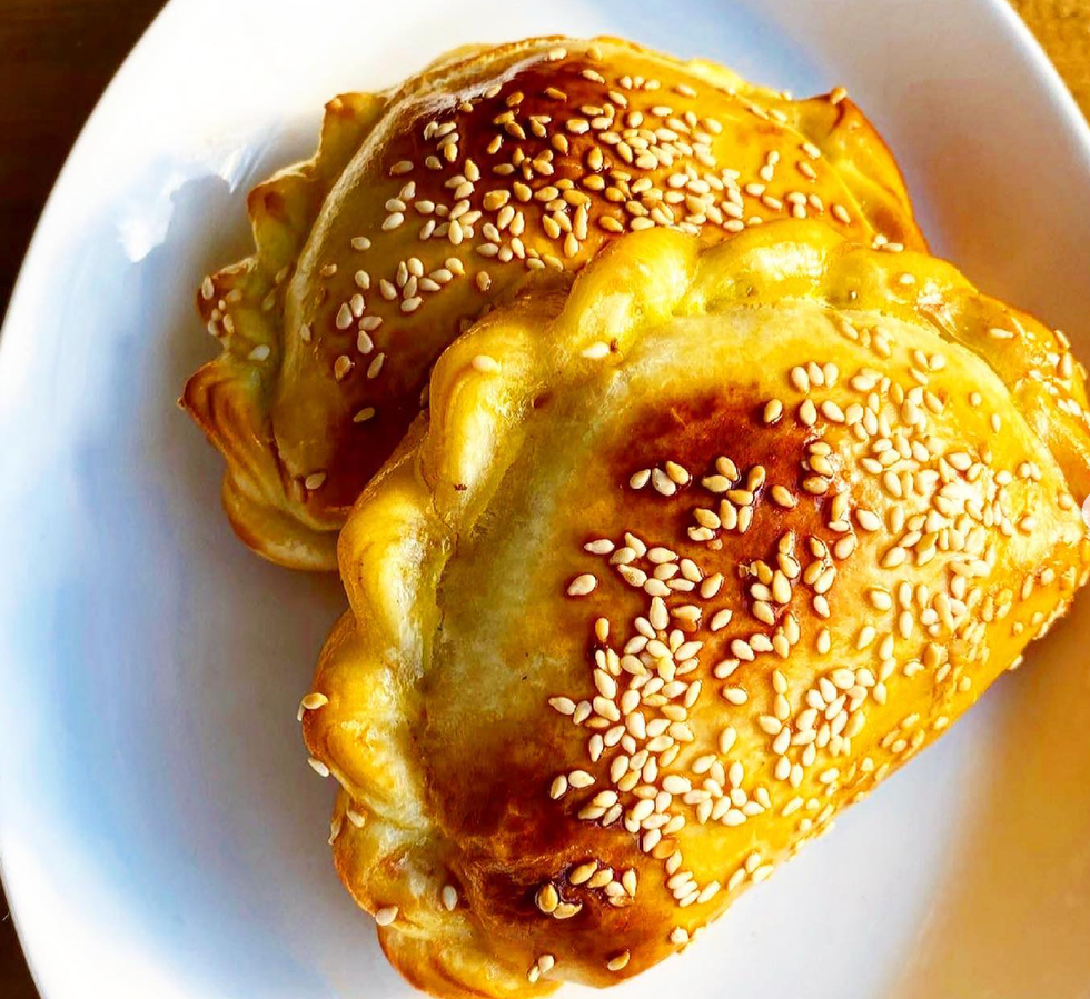 Cheeseburger empanadas from Beba.