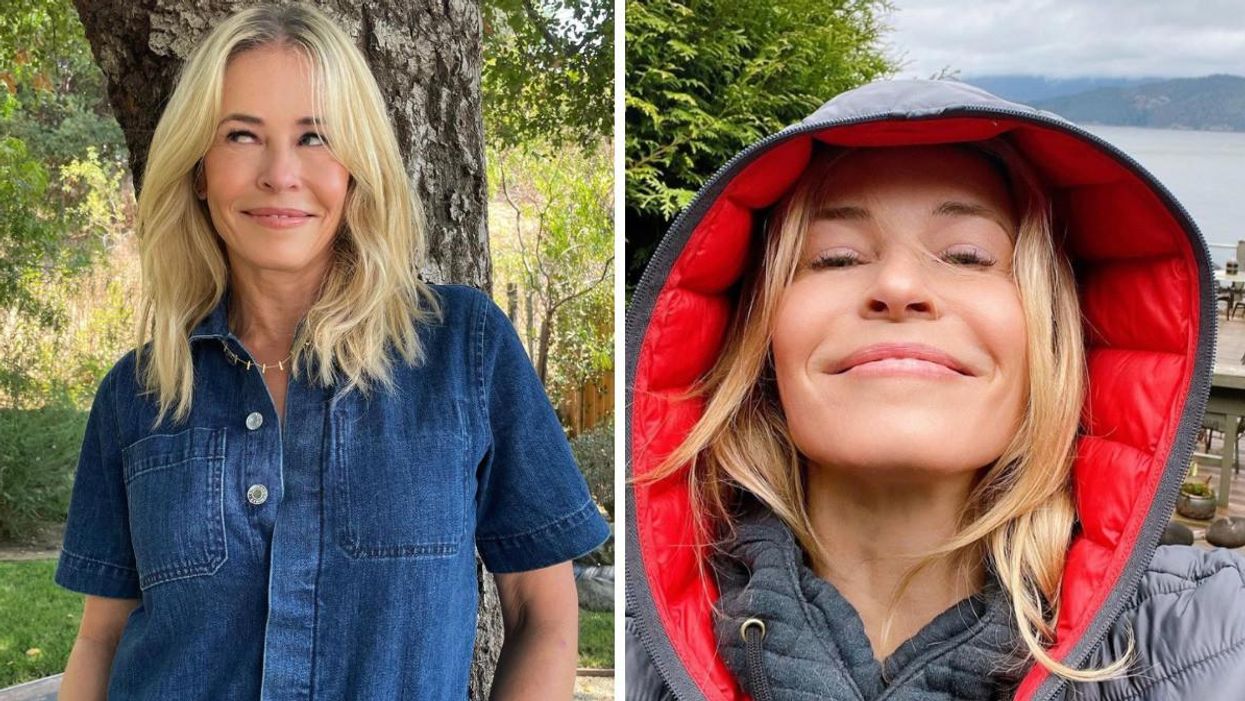 Chelsea Handler smiling.