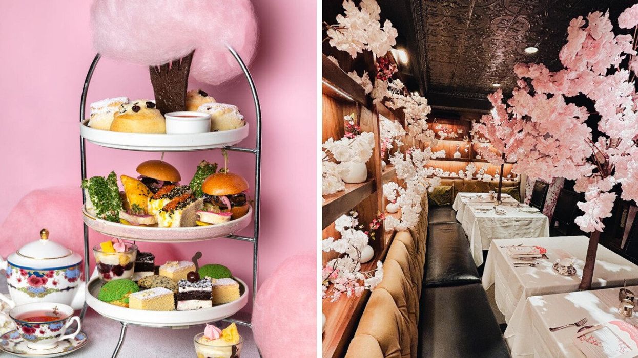 Cherry Blossom Afternoon Tea at Notch8, Fairmont Hotel Vancouver.