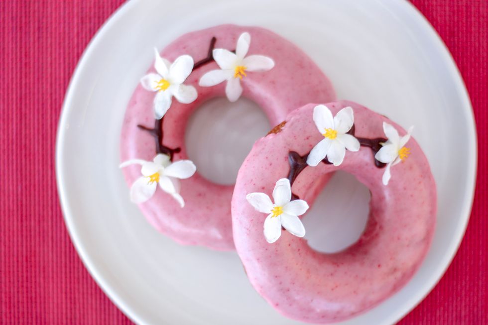 Cherry Blossom Donuts Narcity
