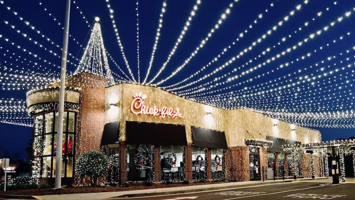 Chick-fil-A Georgia Christmas Lights Drive Through Atlanta