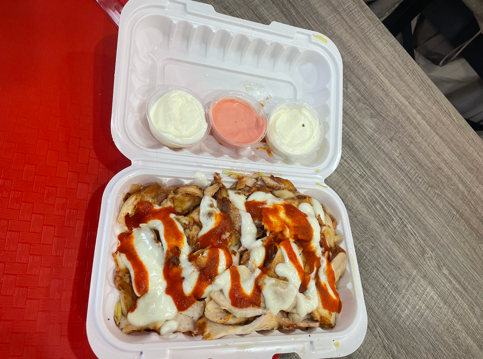 Chicken shawarma from Yaseen's Shawarma.