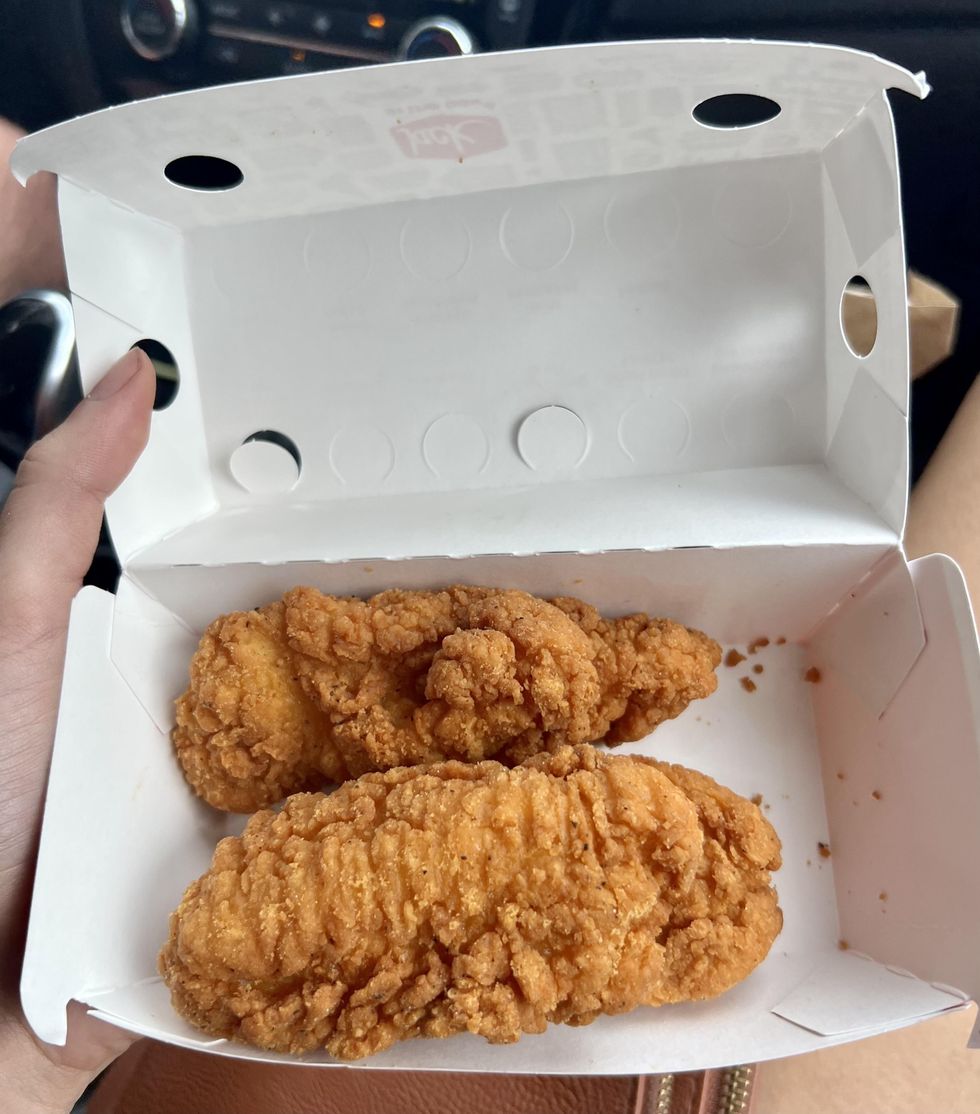 Chicken tenders from Jack in the Box.