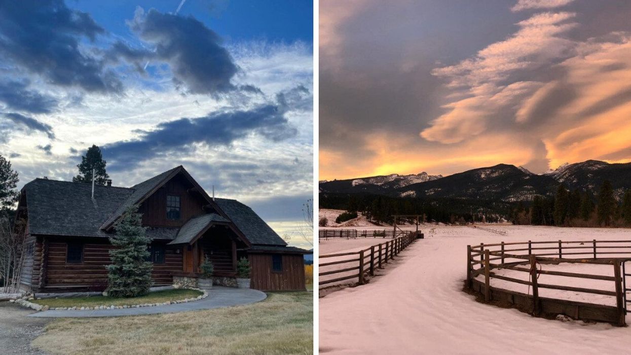 Chief Joseph Ranch used for Yellowstone filming. Right: Chief Joseph Ranch