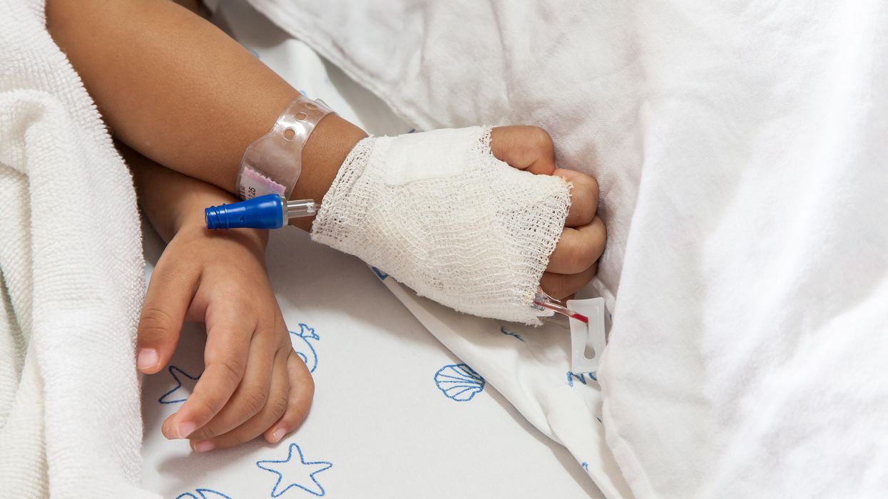 Children in the hospital.