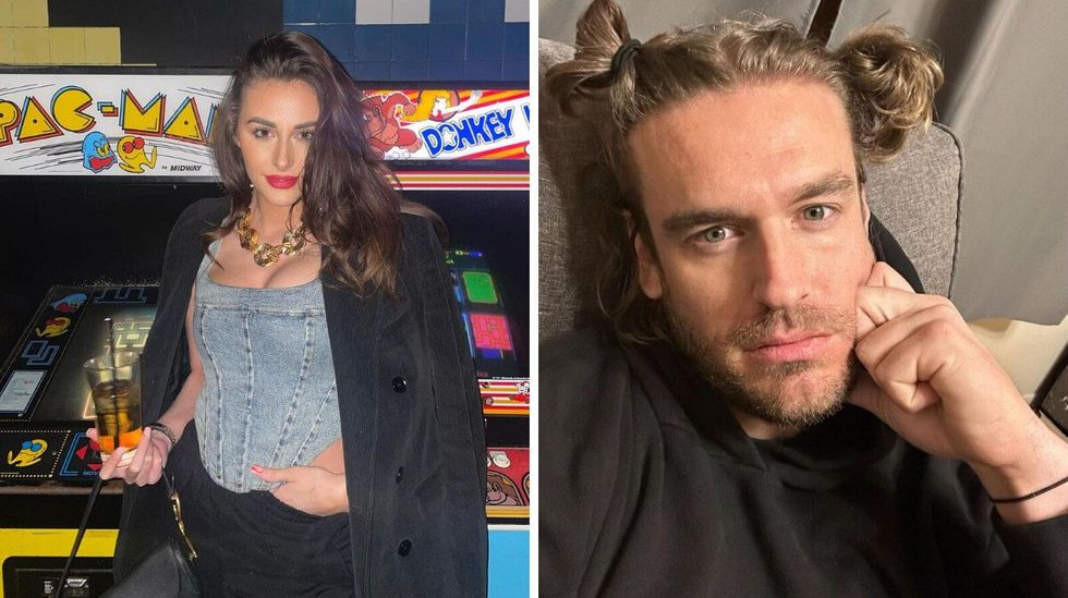 Chloe Veitch. Right: Shayne Jansen.