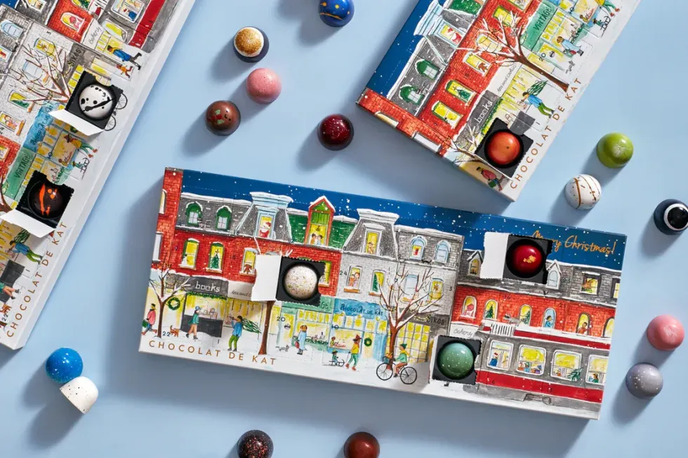 Chocolate advent calendar.