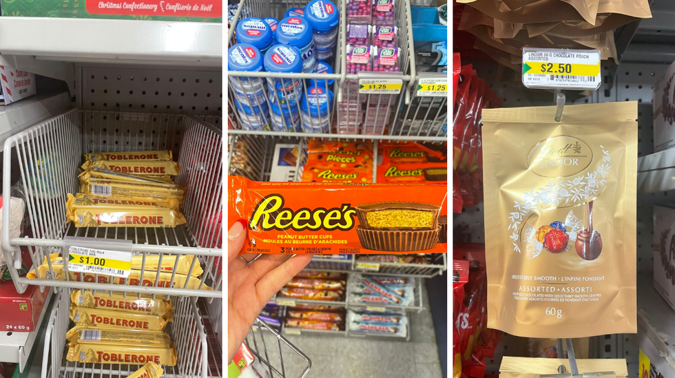 Chocolate at Dollarama.