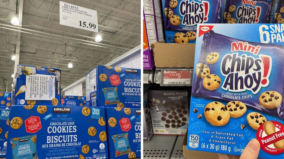 chocolate chip cookies at costco and walmart