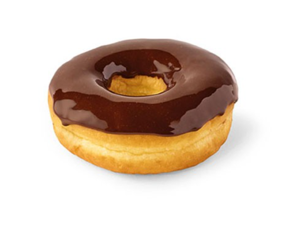 Chocolate dip donut.