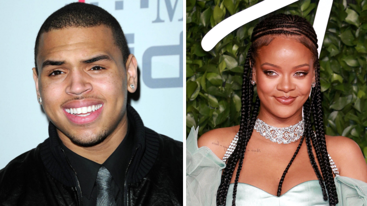 Chris Brown. Right. Rihanna.