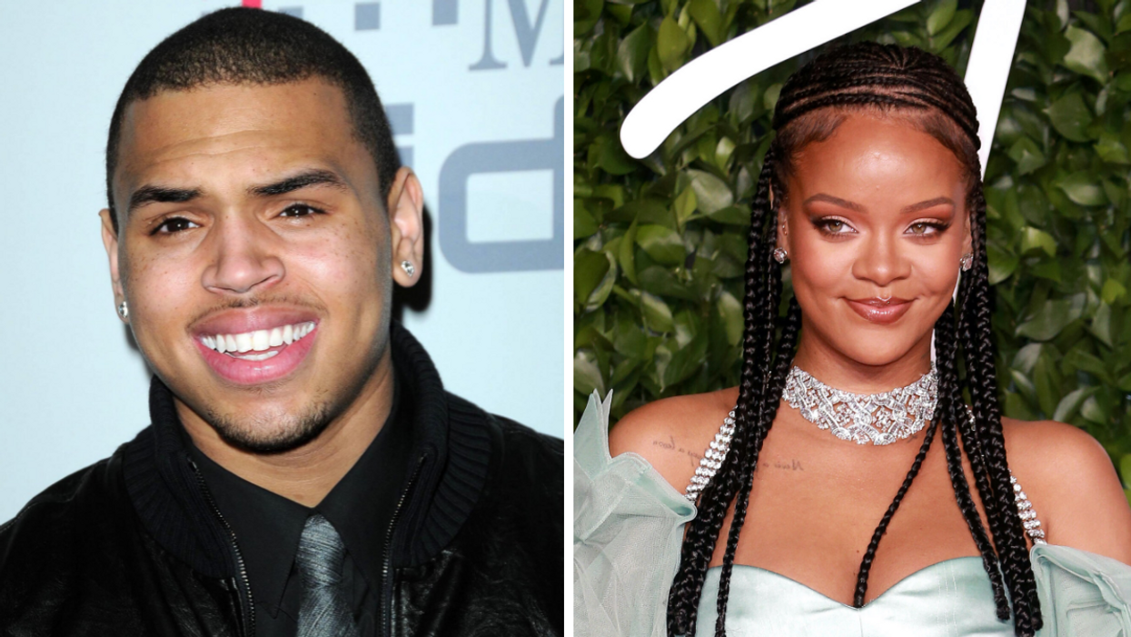Chris Brown. Right. Rihanna.