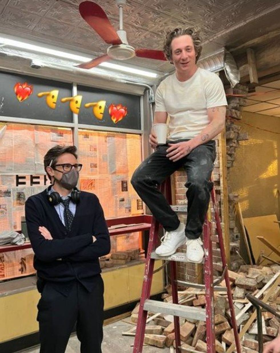 Chris Storer and Jeremy Allen White.