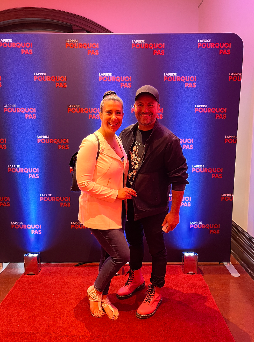 Christian Marc Gendron et sa conjointe Manon S\u00e9guin.