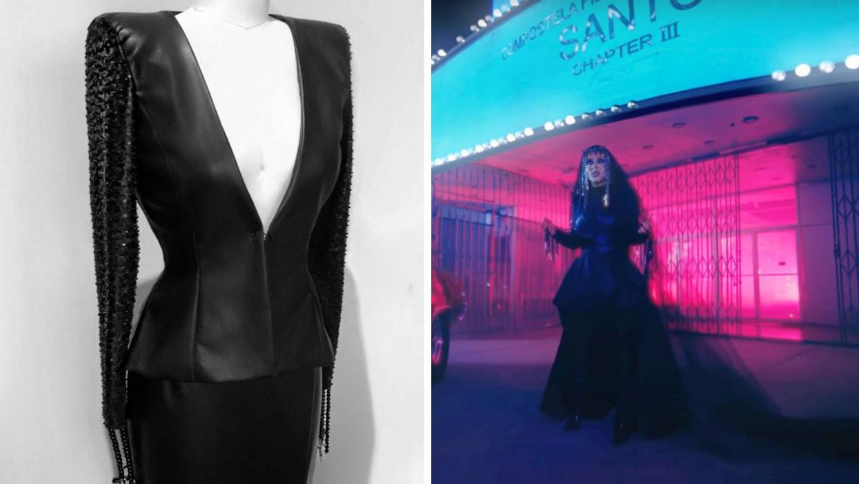 Christina Aguilera's 'Santo' Jacket Was Made By A Toronto Designer & He Only Had 24 Hrs