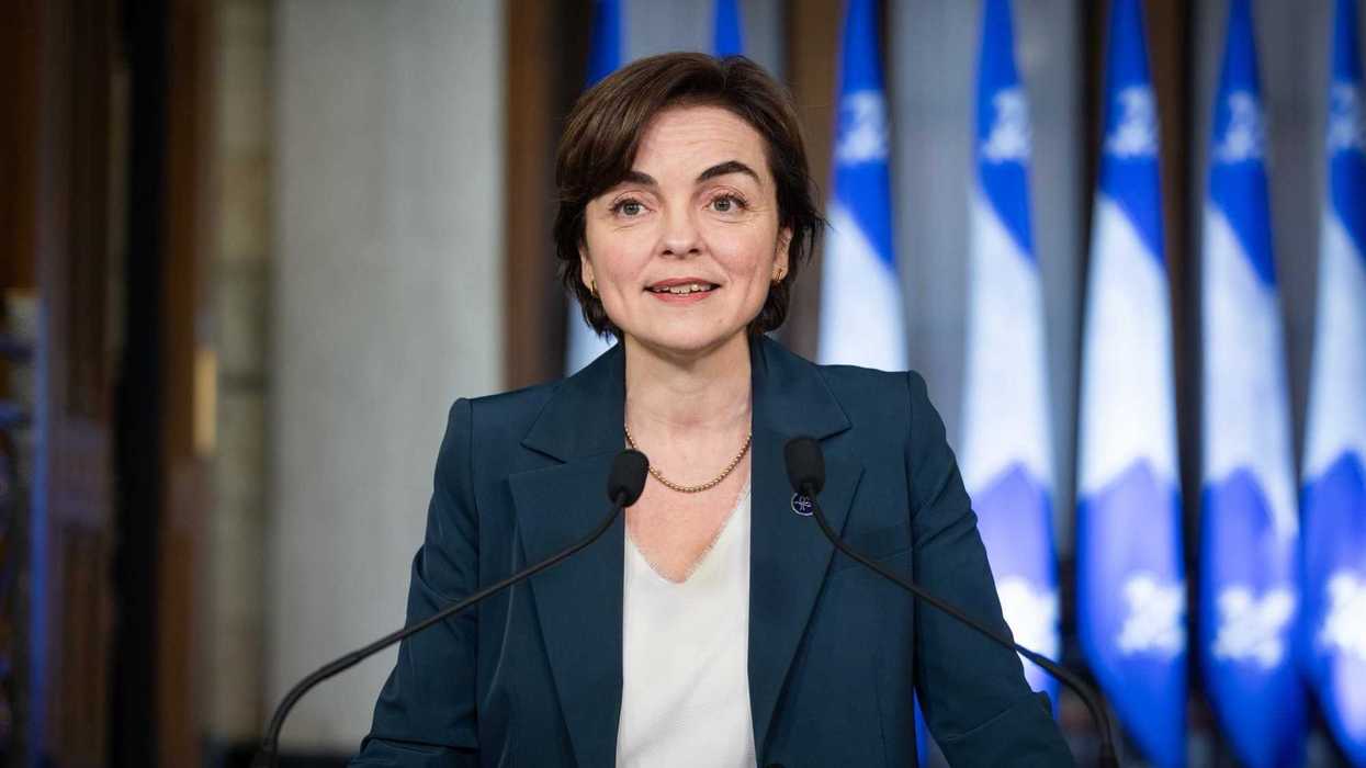 Christine Fréchette, première ministre du Québec.