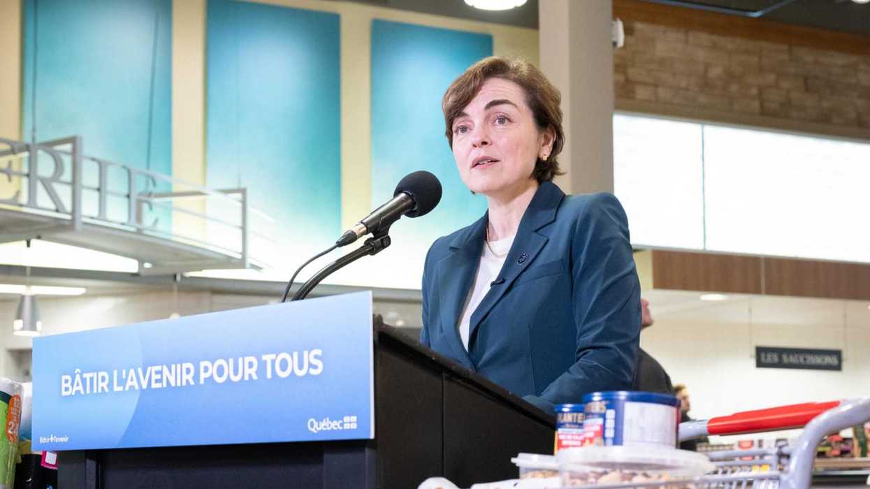 Christine Fréchette, première ministre du Québec.