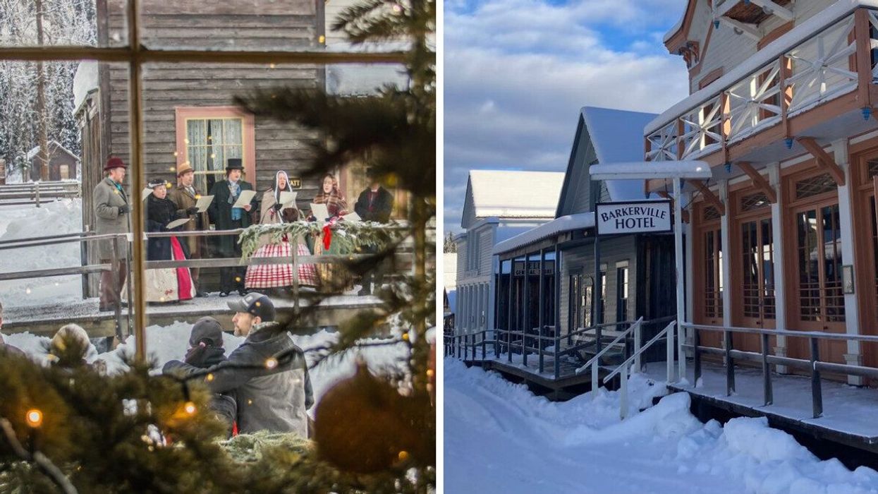 Christmas in Barkerville BC.