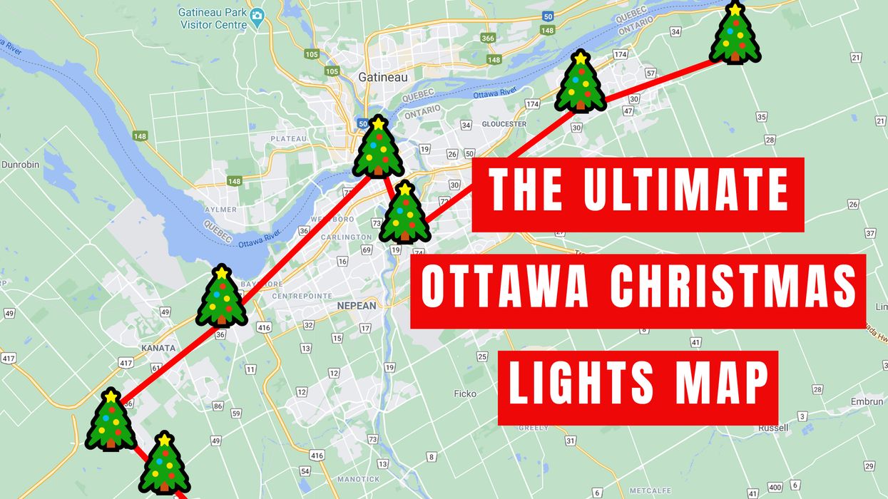 Christmas Lights Around Ottawa This Map Will Take You To Most Spectacular Spots