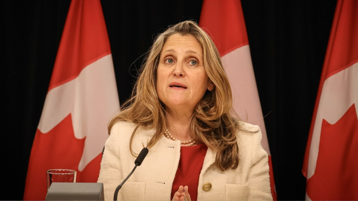 Chrystia Freeland.