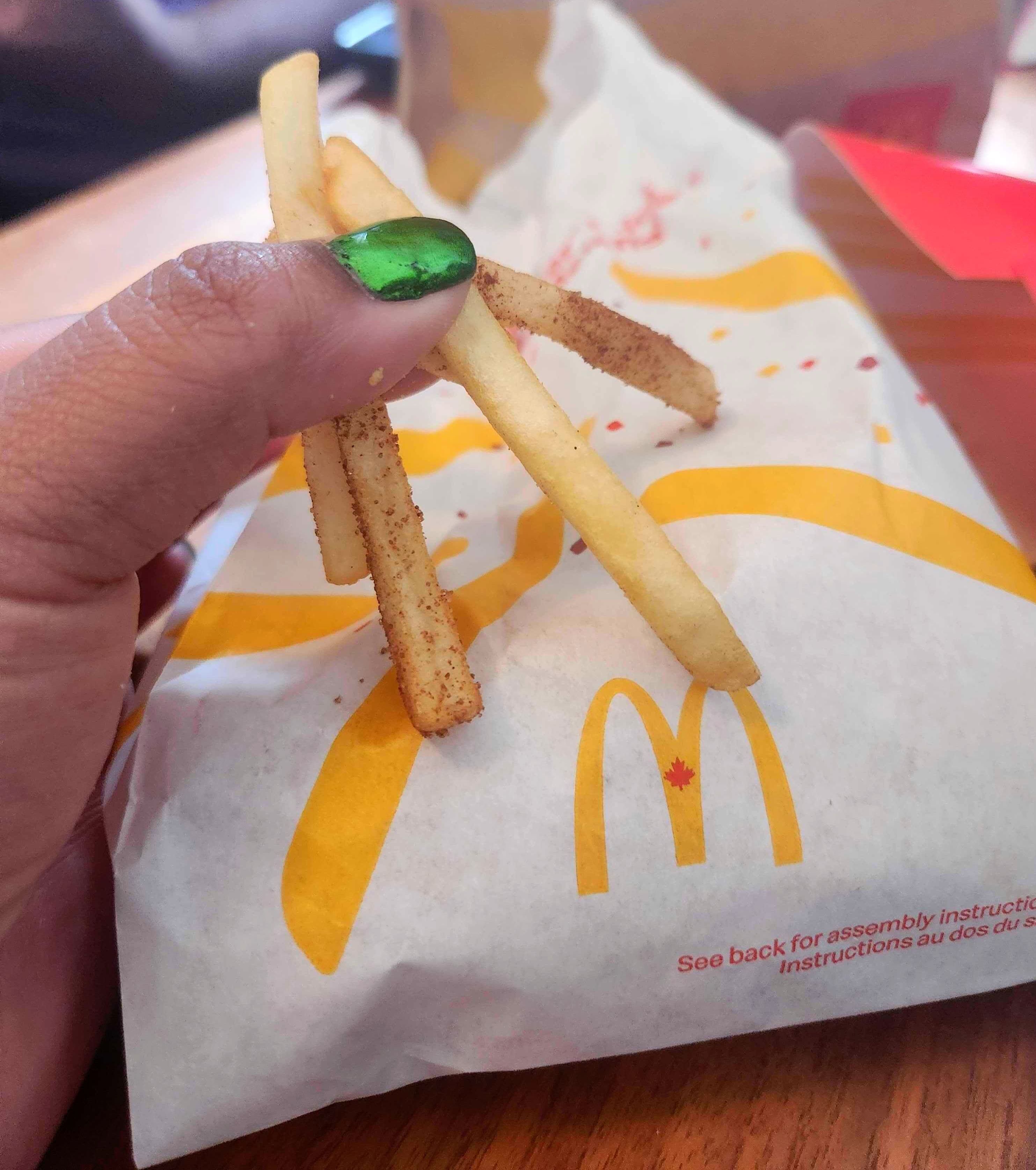 Churro McShaker Fries from McDonald's Canada.