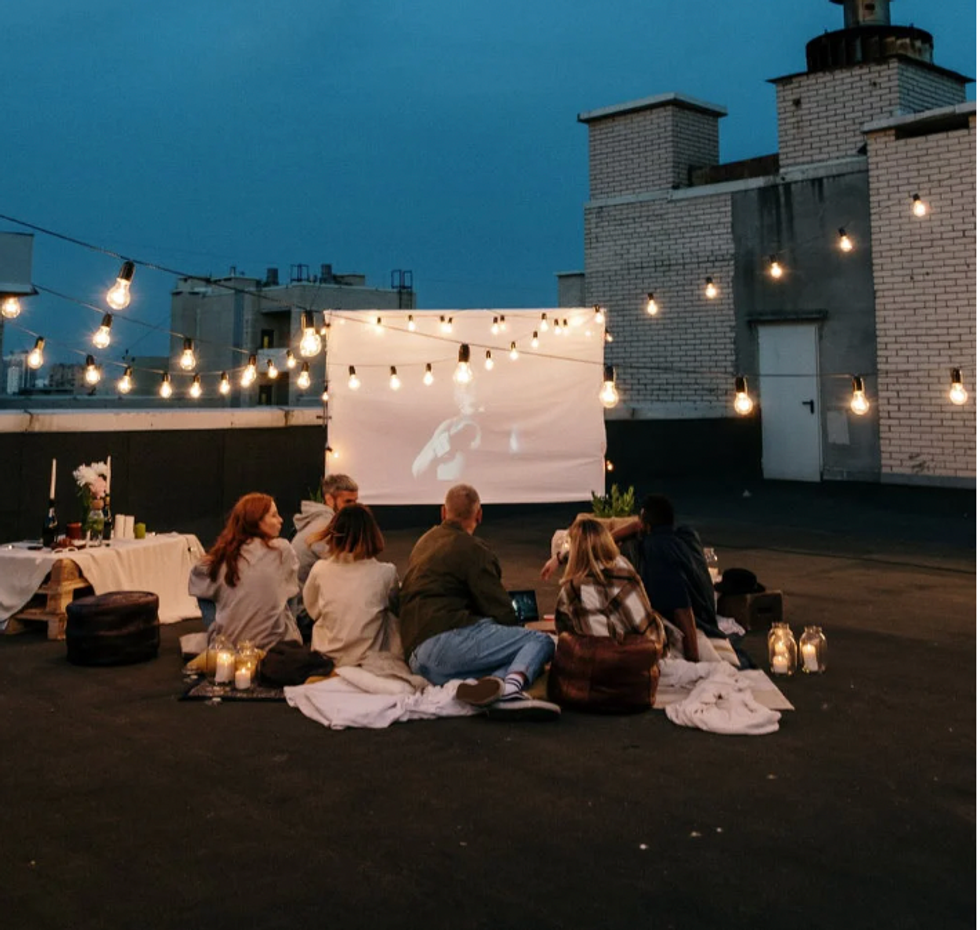 Cin\u00e9ma plein air.