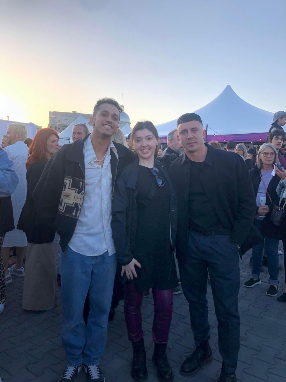 Cindy, Rahmane et Yoherlandy.