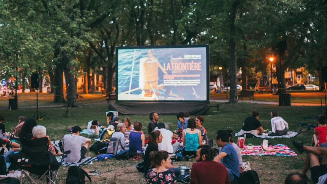 Cinéma sous les étoiles.