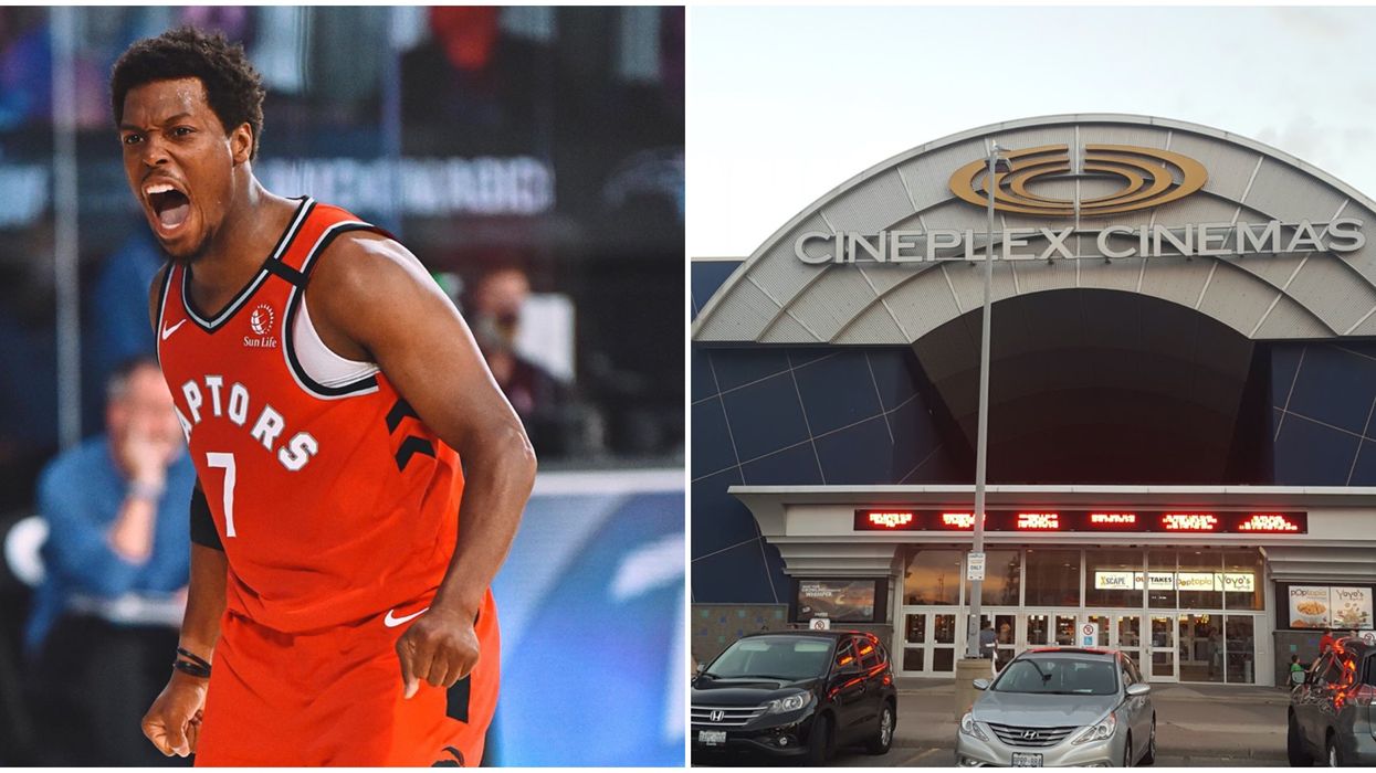 Cineplex Cinemas Are Showing Toronto Raptors Games On Their Screens This Month