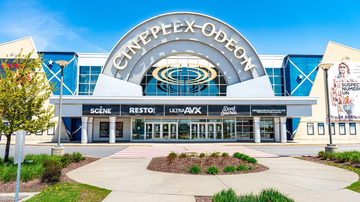 Cineplex movie theatre in Canada.