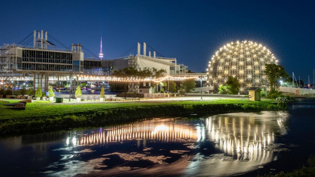 Cinesphere at Ontario Place in Toronto, Ontario.