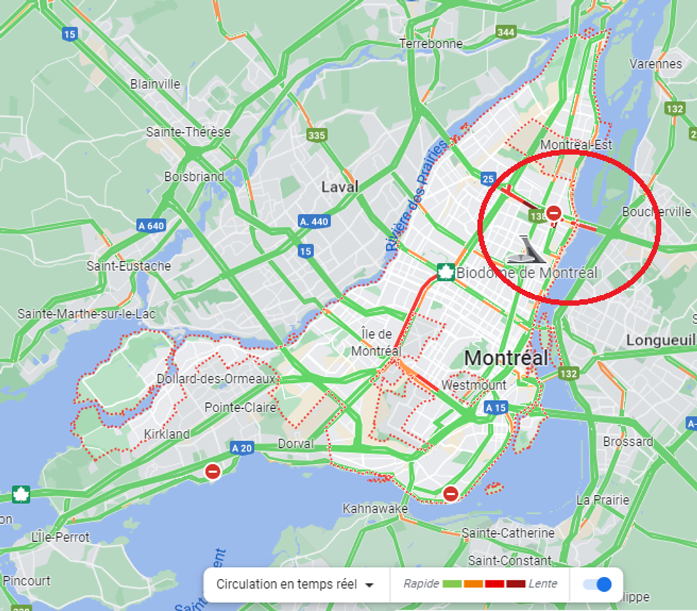 Circulation \u00e0 Montr\u00e9al