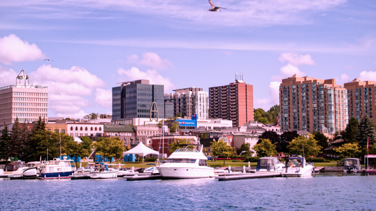 City of Barrie on Lake Simcoe.