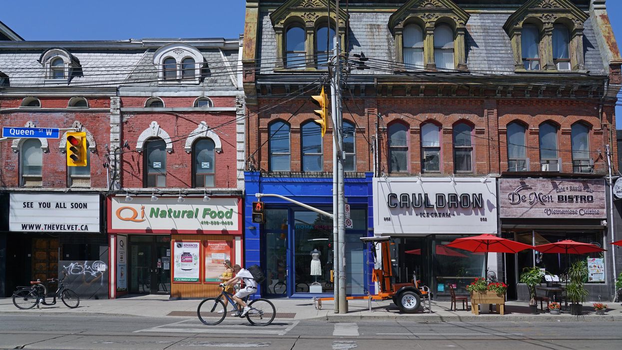 City street in Toronto.
