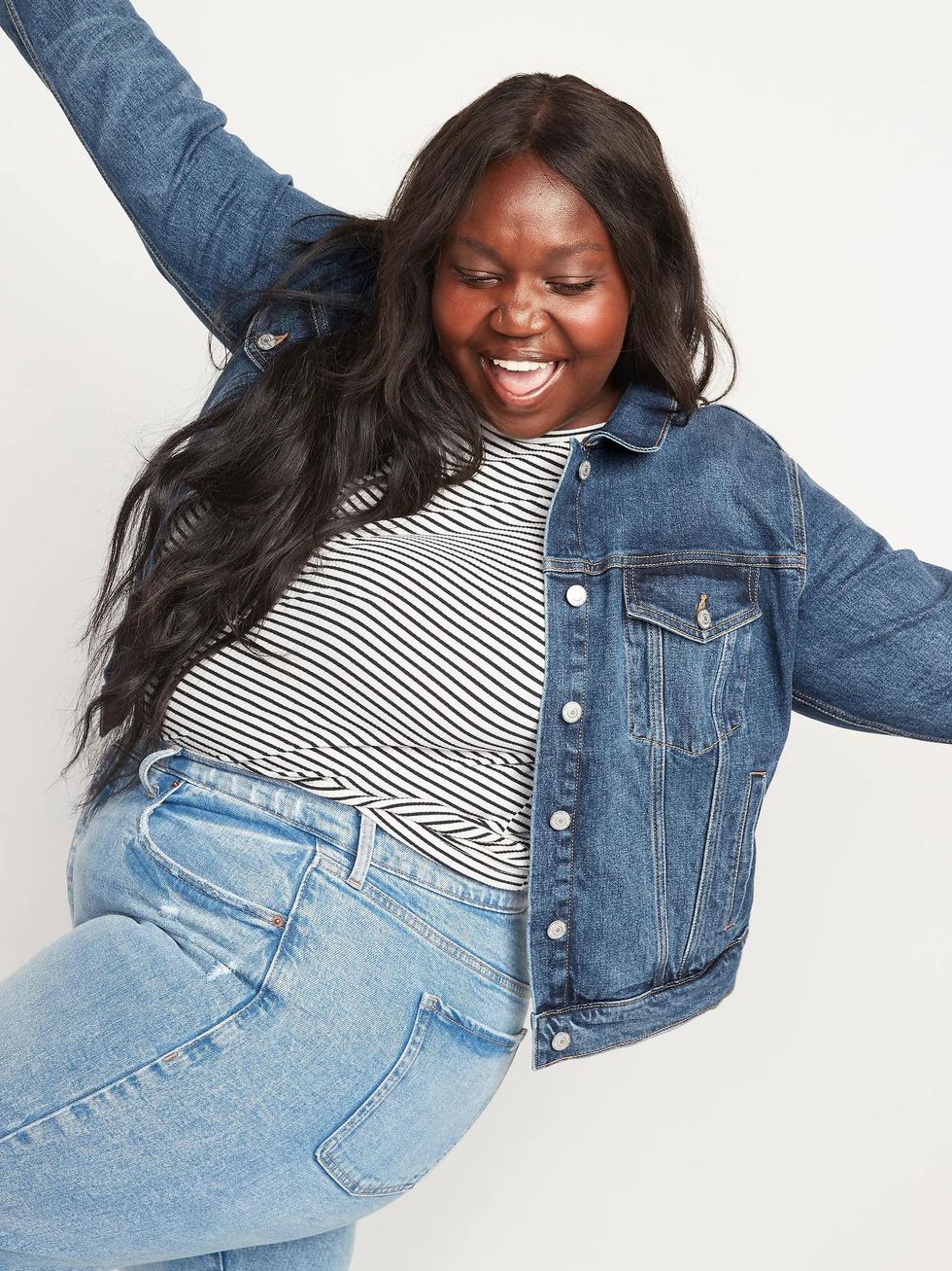 Classic Medium-Wash Jean Jacket