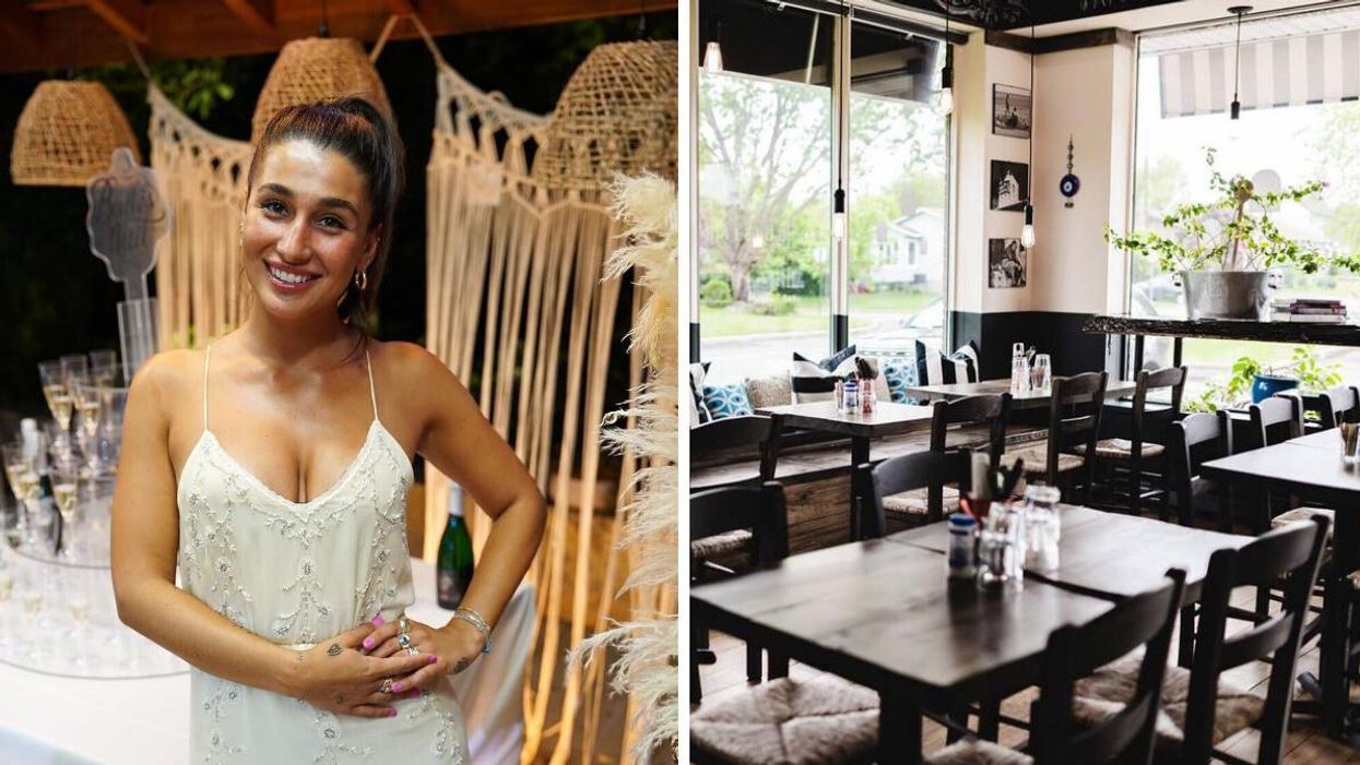 Claudia, la gagnante d'OD Martinique. Droite : La cuisine Meraki à Repentigny.