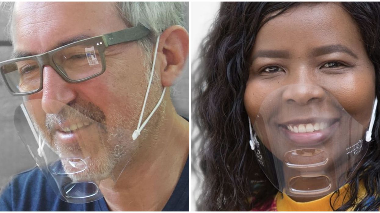 Clear Face Mask In Canada Has Been Made So You Can Show Your Smile