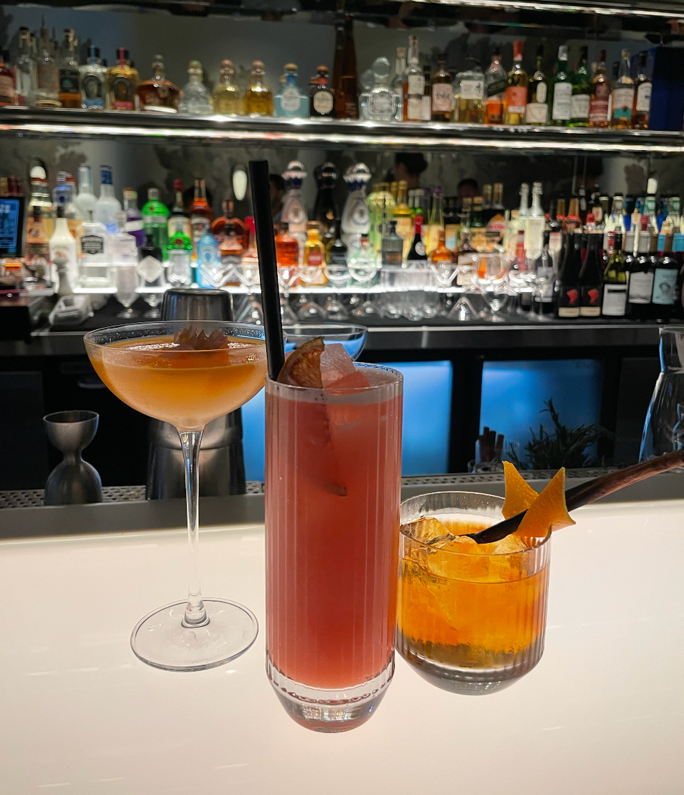 Cocktails and mocktails at Daphne.