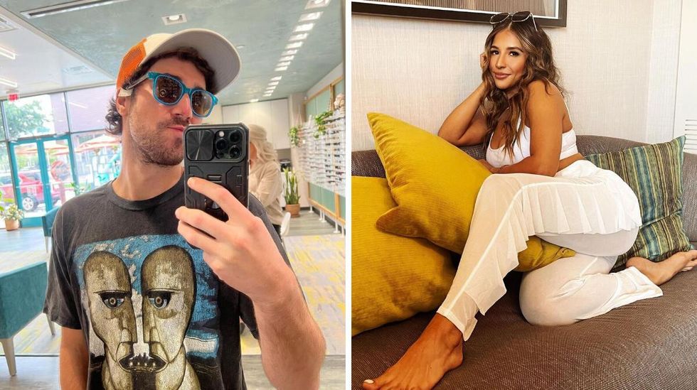 Cole Barnett. Right: Zanab Jaffrey.