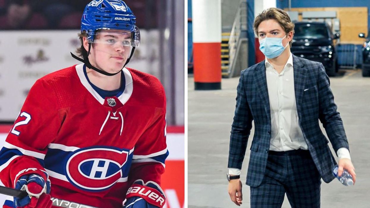 Cole Caufield a été rétrogradé et ne jouera plus avec les Canadiens de Montréal