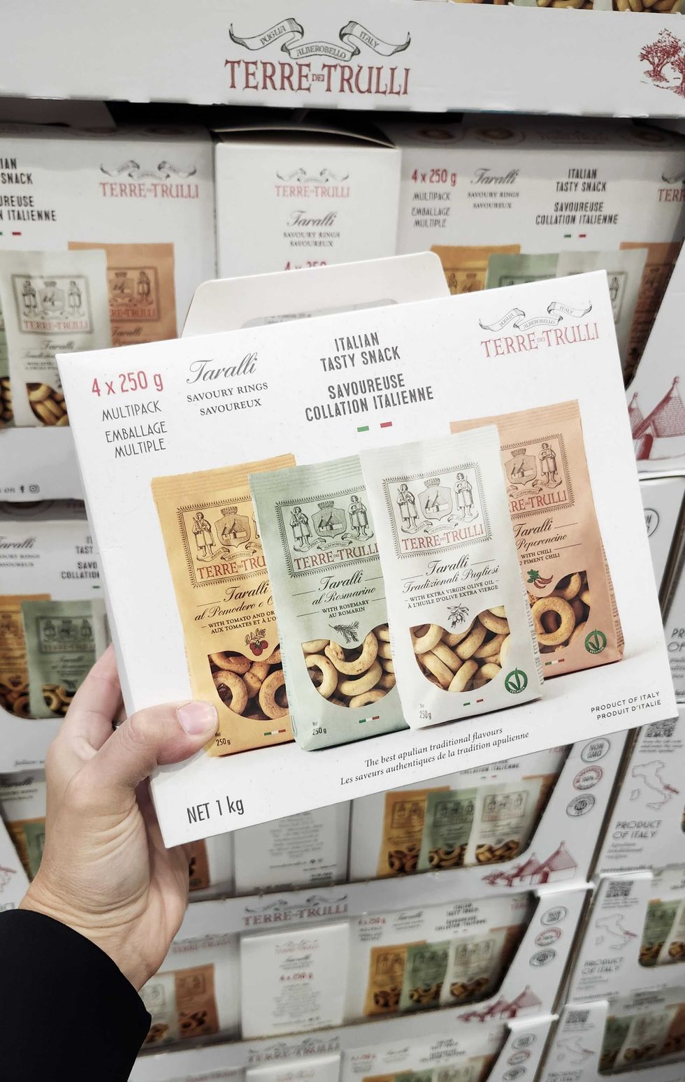 Collation italienne anneaux savoureux de la marque Terre Trulli.