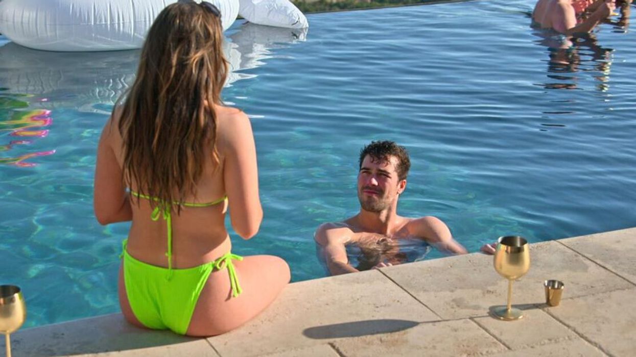 Colleen and Cole in a Love Is Blind episode.