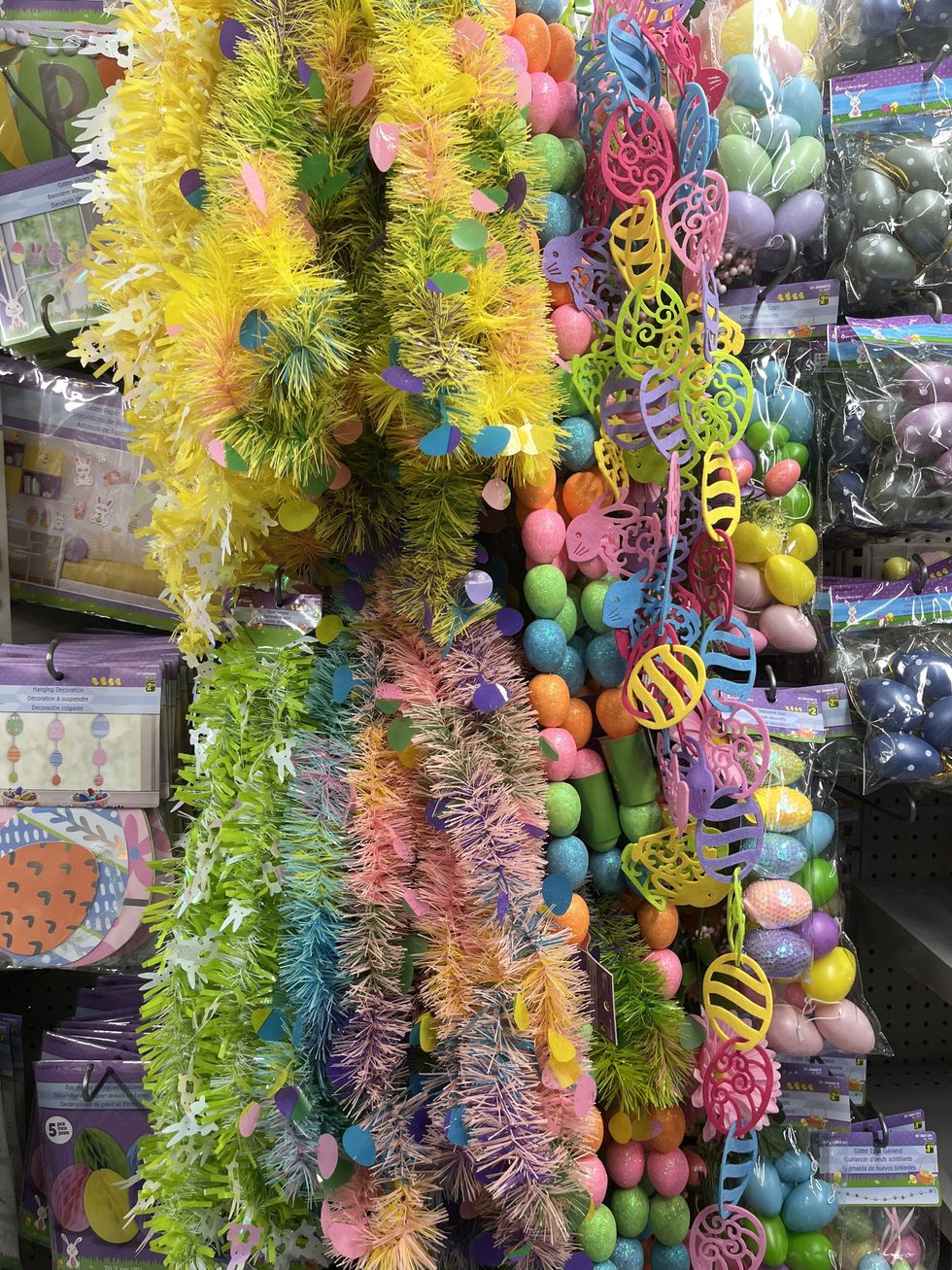 Colourful decorations