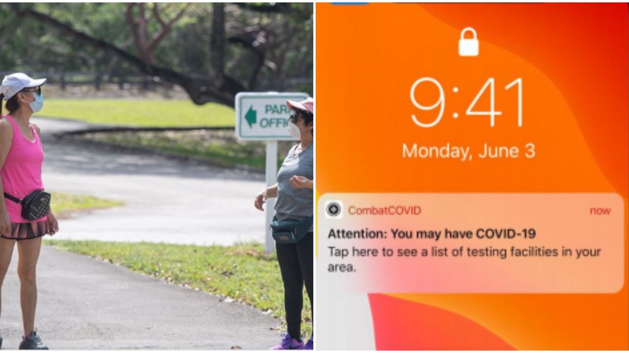 CombatCOVID App Palm Beach Shows If You've Been Exposed To Someone With COVID-19