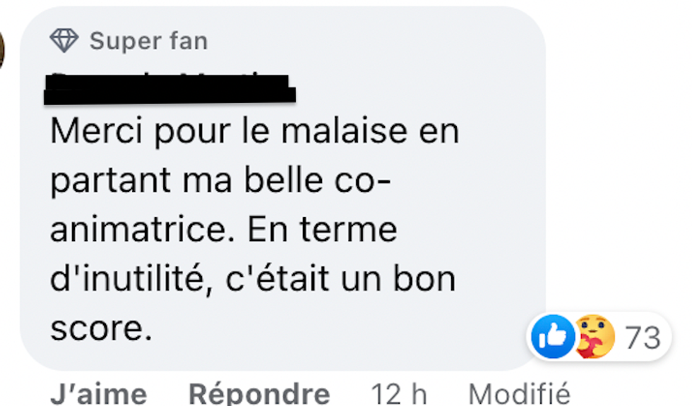 Commentaire d'internaute.
